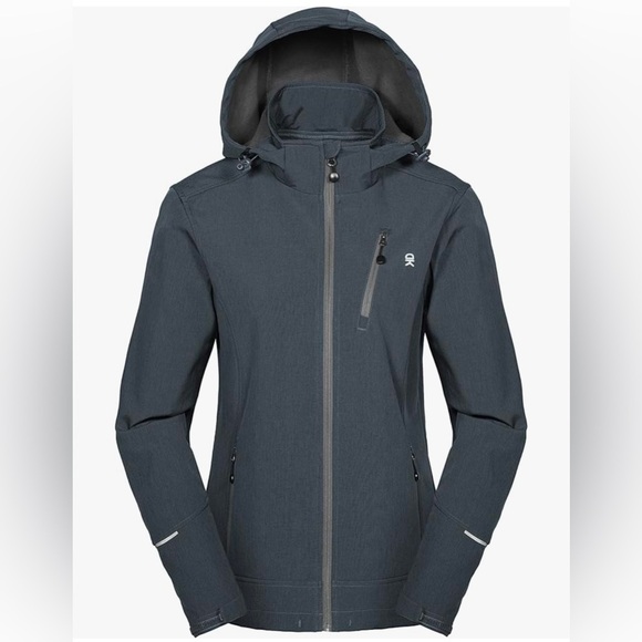 Little Donkey Andy Women's Softshell Jacket with Removable Hood, Fleece Lined M - Picture 1 of 6